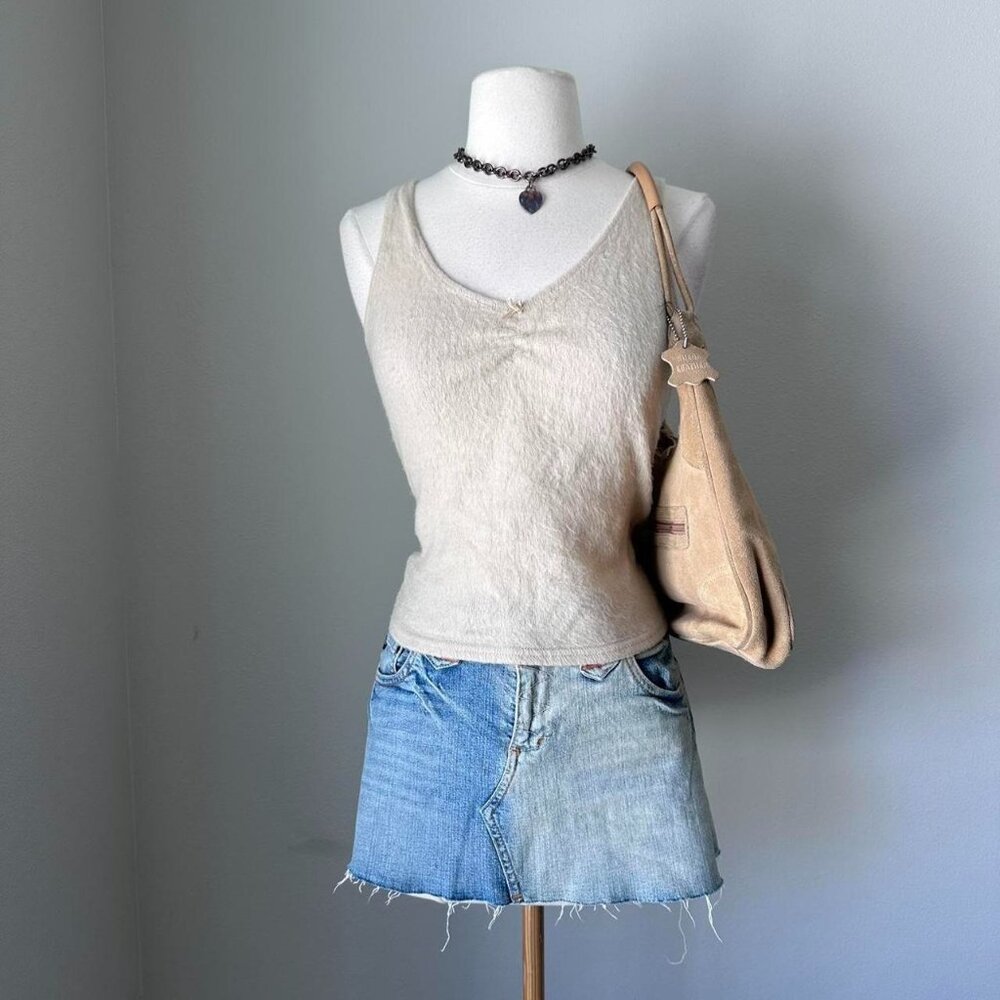 Liz Lisa Coquette Fuzzy Knit Tank Top